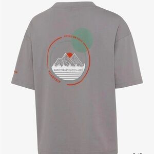 Porsche Gray Graphic Tee - Roadtrip Design